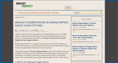 Desktop Screenshot of breastperfect.com