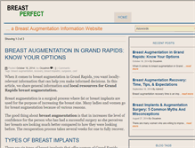 Tablet Screenshot of breastperfect.com